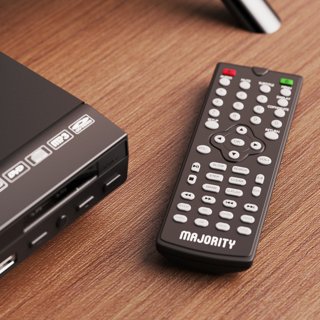 Majority 1080p Multi-Regional DVD Player, Black - official product image