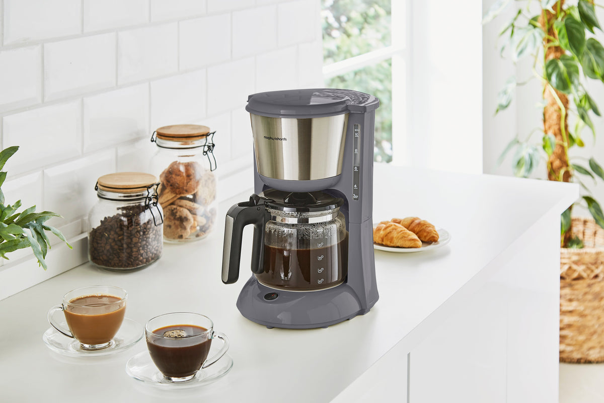 Morphy Richards Equip Coffee Machine Filter 1.2L Grey product image