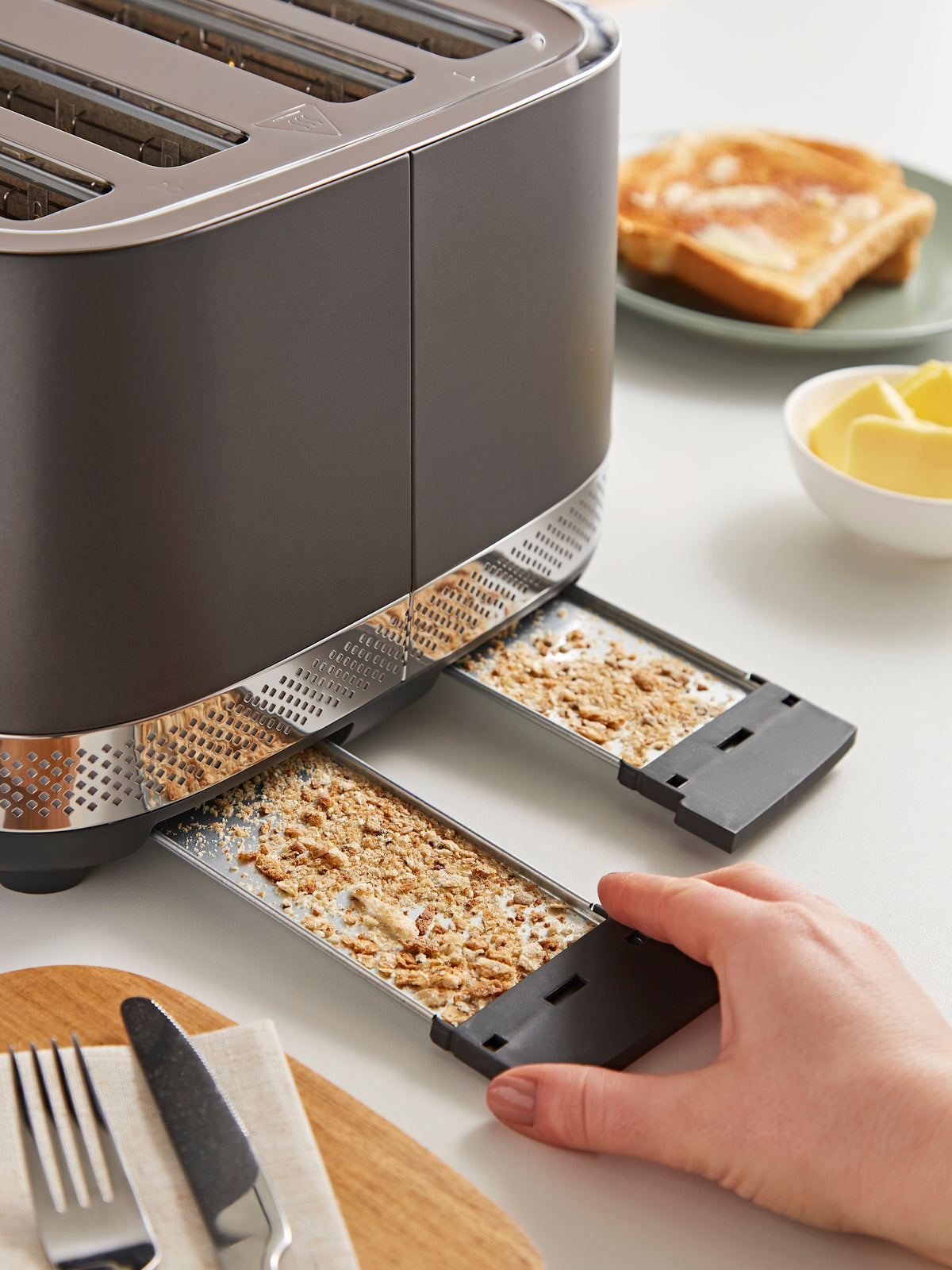 Morphy Richards Illumination Toaster 4-Slice Titanium product image