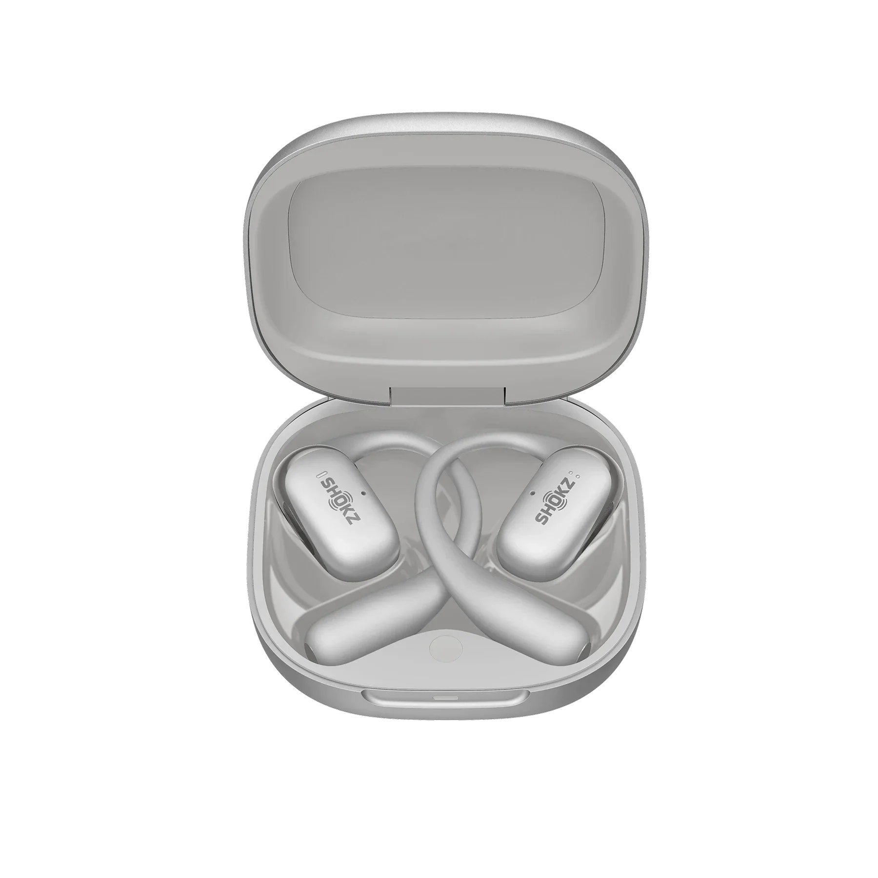 Shokz OpenFit 2+ Open-Ear True Wireless Earphones, Grey product image