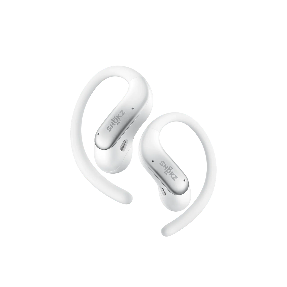 Shokz OpenFit Air 2 Open-Ear Earbuds - White - angled view