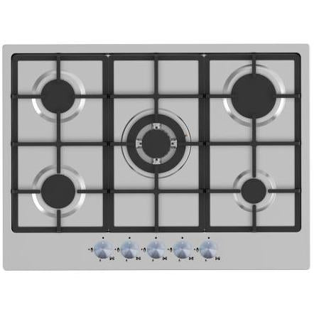 POWERPOINT 5 RING GAS HOB WITH CAST IRON PAN SUPPORTS | P175NGXSS