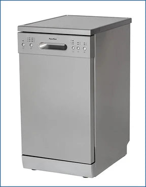 POWERPOINT 10 PLACE 9 LITRE DISHWASHER SILVER | P24510M6SL