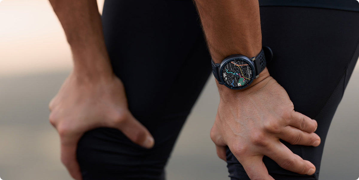 Amazfit Active Max Smartwatch - Black - on the wrist