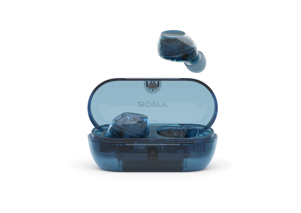 Sony WF-C710N Noise Cancelling True Wireless Earphones - Glass Blue - product view