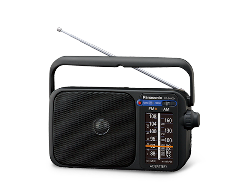 Panasonic FM/AM Portable Radio RF-2400 Black
