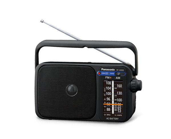 Panasonic FM/AM Portable Radio RF-2400 Black