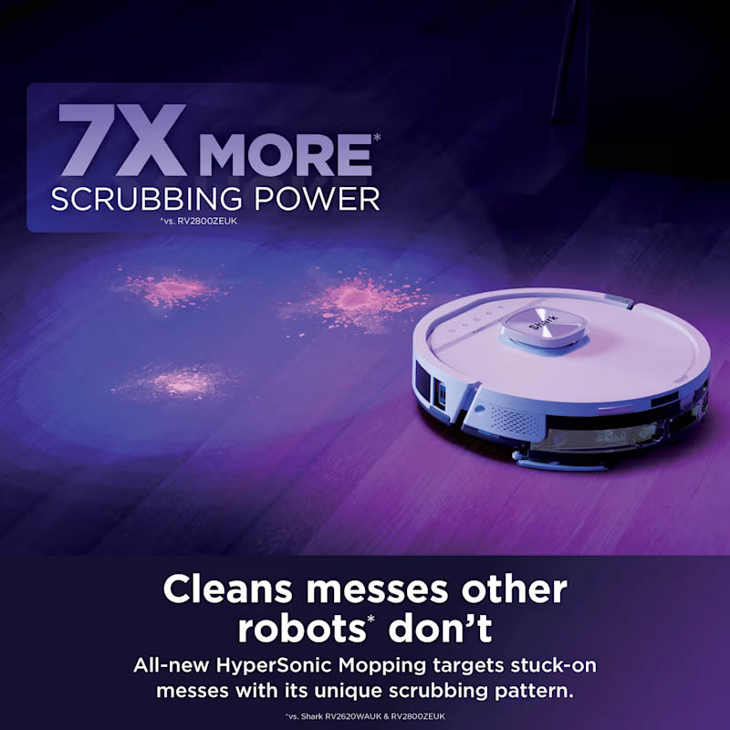 Shark PowerDetect UV Reveal 2-in-1 Vac & Mop Robot Vacuum White product image