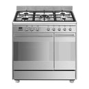 Smeg Concert 90cm Dual Fuel Range Cooker - Stainless Steel | SCB92MX9