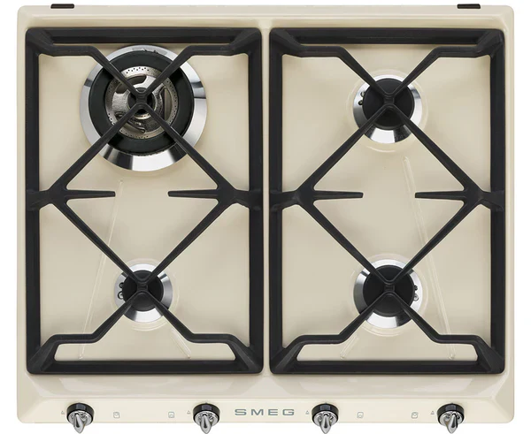 Smeg 60cm Victoria Built-in Gas Hob Cream | SR964PGH