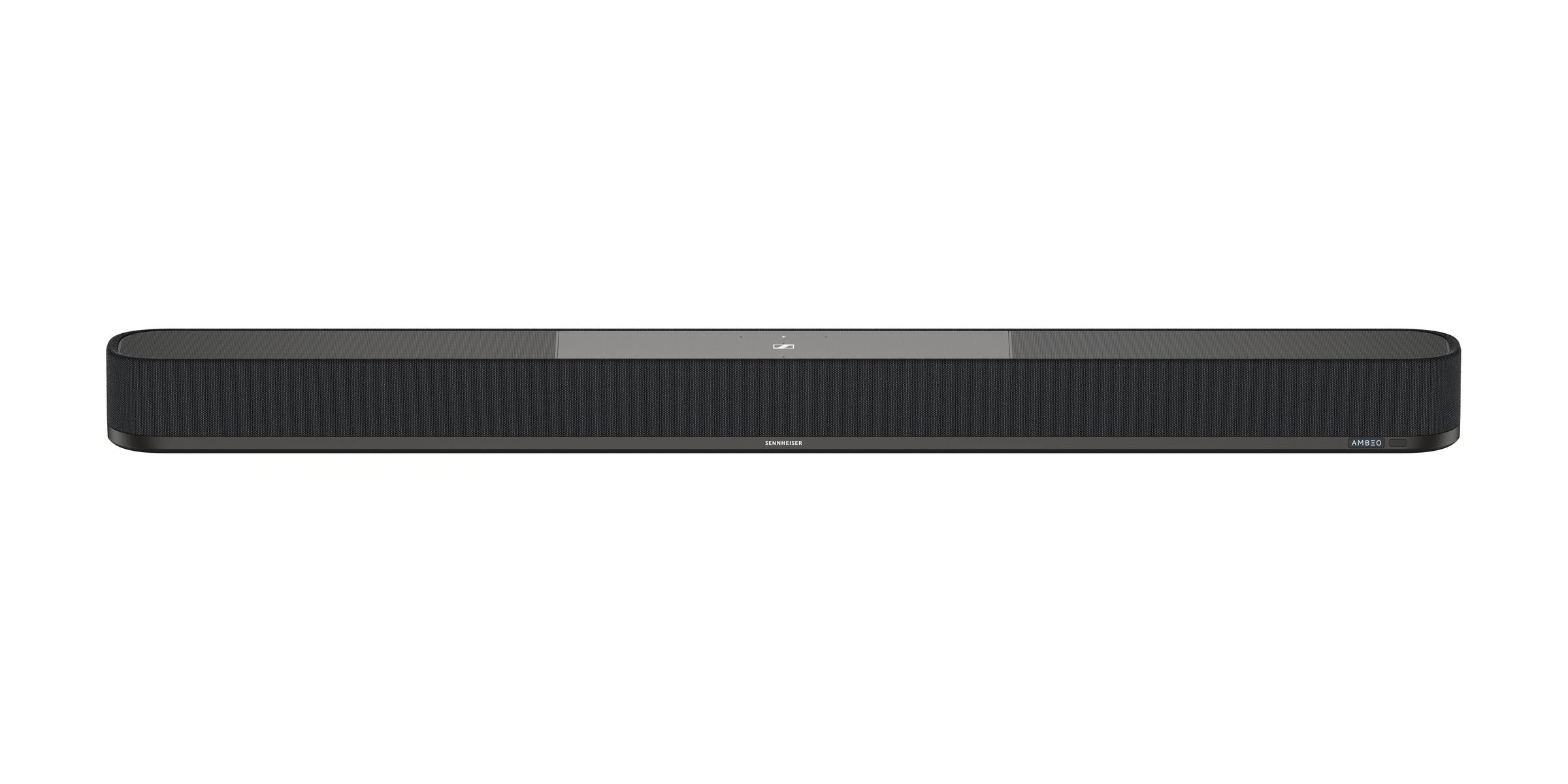 Sennheiser AMBEO Soundbar Plus Black — straight-on center front view