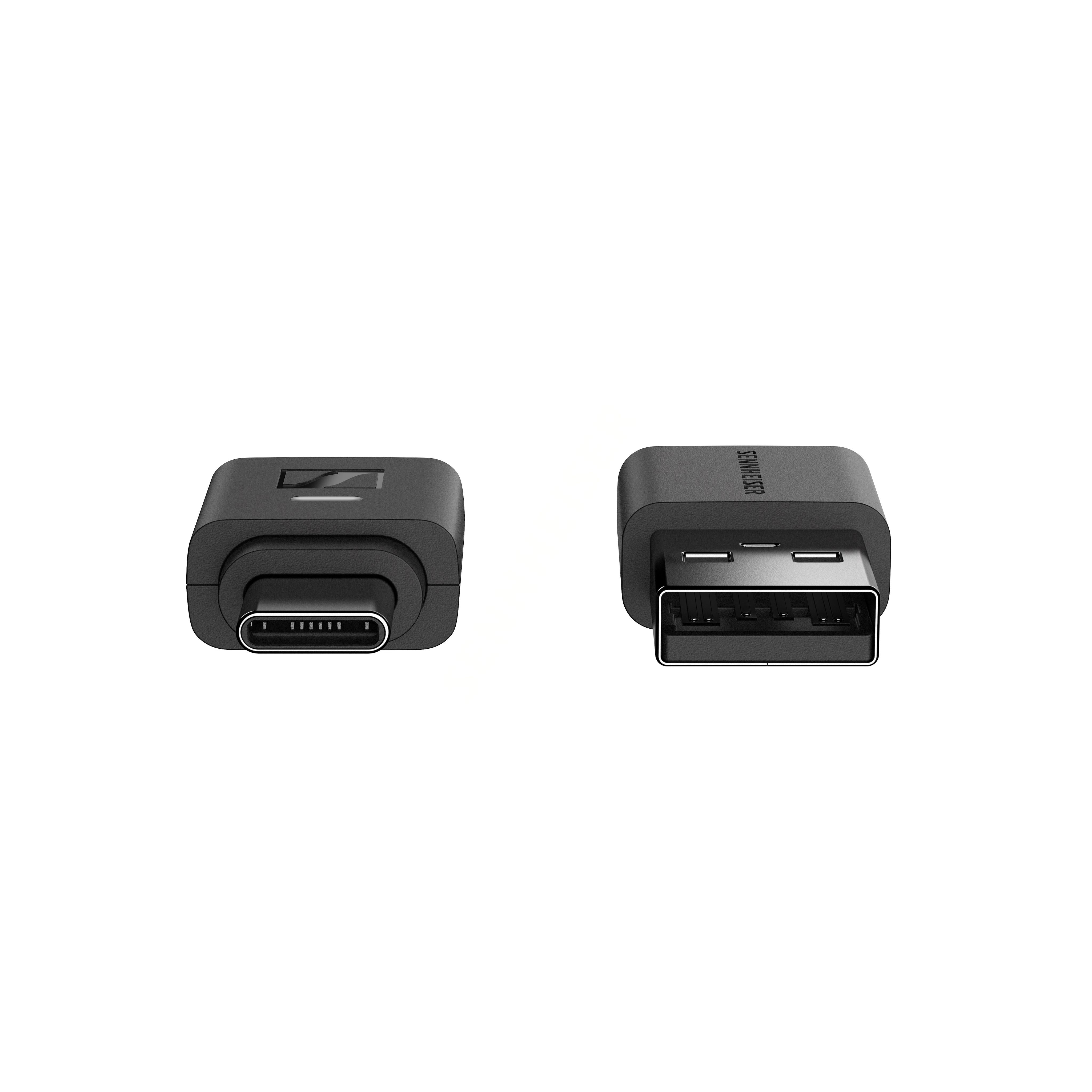 Sennheiser BTD 700 Bluetooth USB Audio Adapter Black — front detail