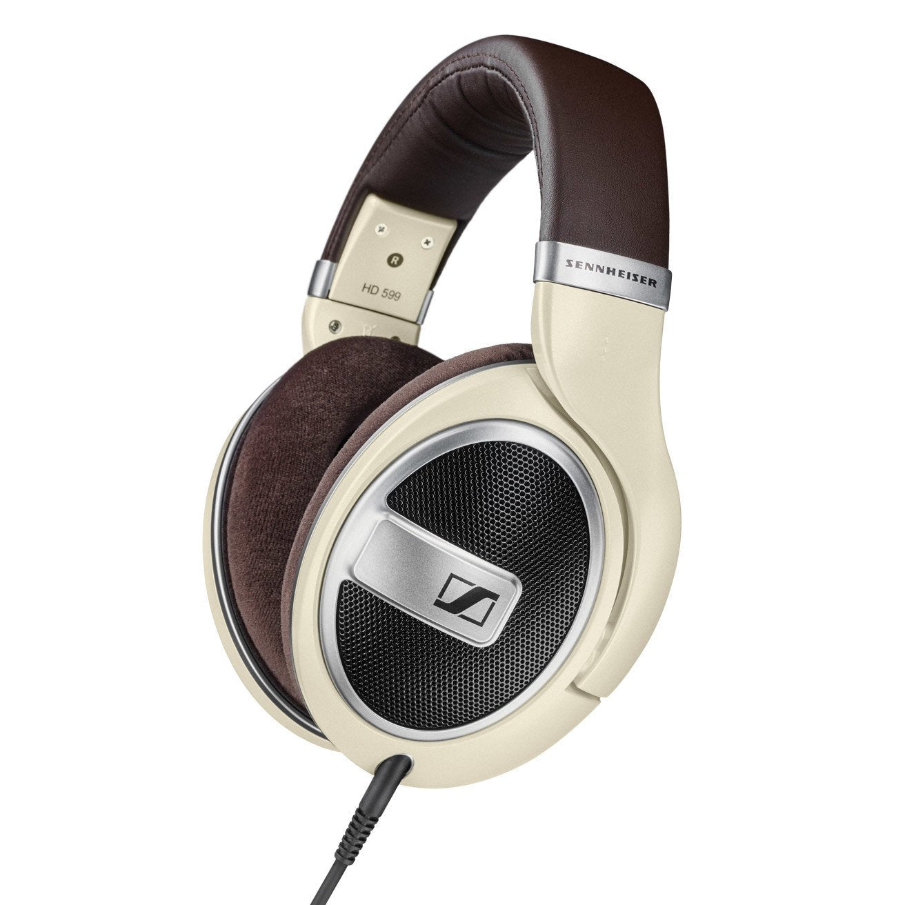 Sennheiser HD 599 Open-Back Headphones Ivory — hero front view