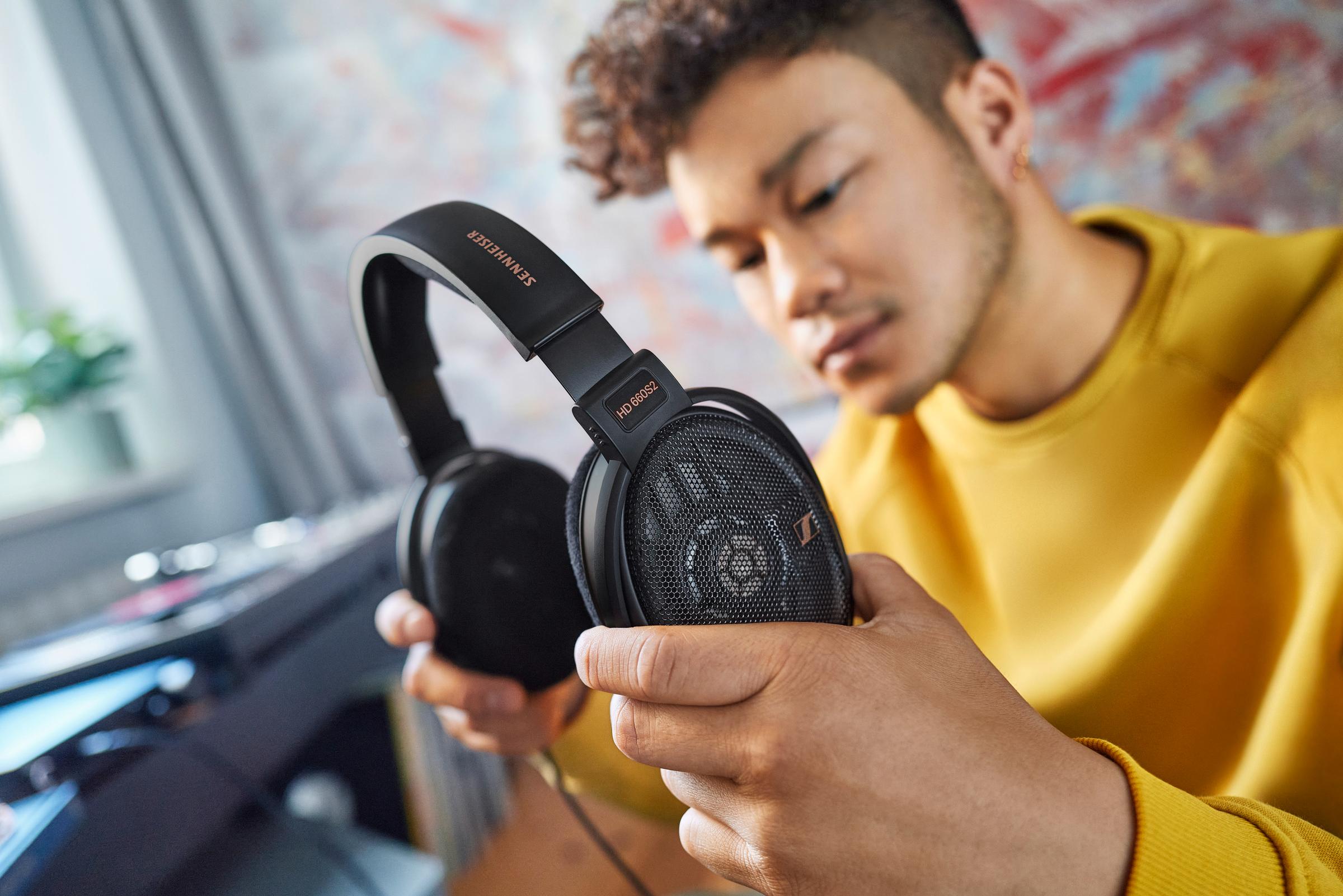 Sennheiser HD 660S2 Open-Back Headphones — lifestyle shot