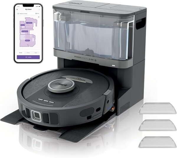 Shark Power Detect Never Touch 2-in-1 Self-Empty & Self-Refill Robot Vacuum & Mop | RV2800YEUK