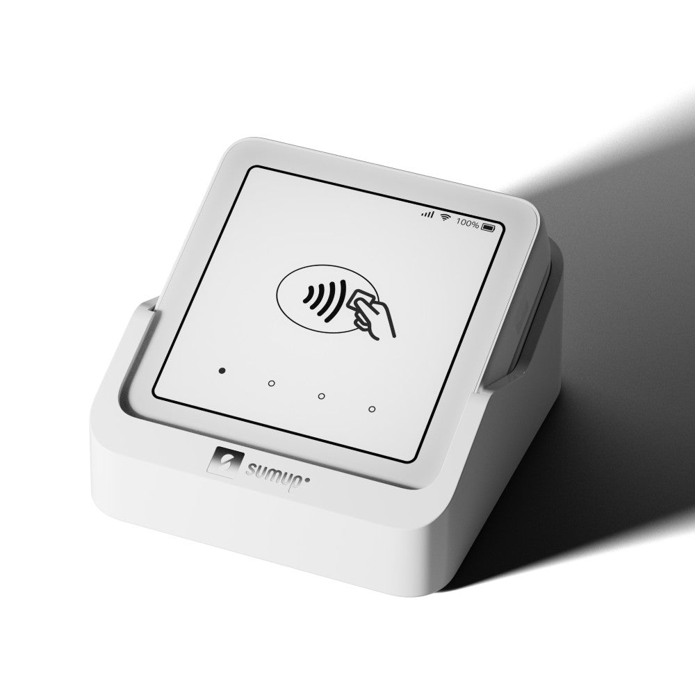 SumUp Solo Card Reader - on the charging station