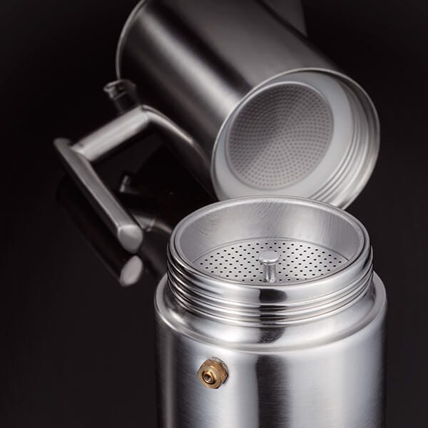 Stellar Coffee Espresso Maker SM52 disassembled filter basket detail
