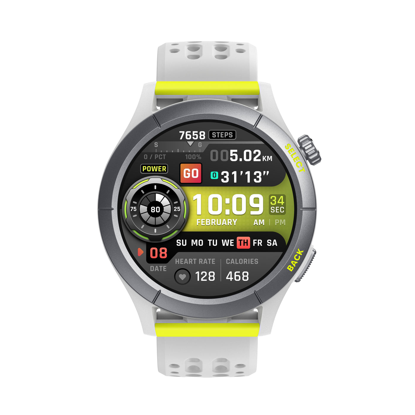 Amazfit Cheetah 47mm AMOLED Smartwatch – Speedster Grey | 146-W2294TY1N