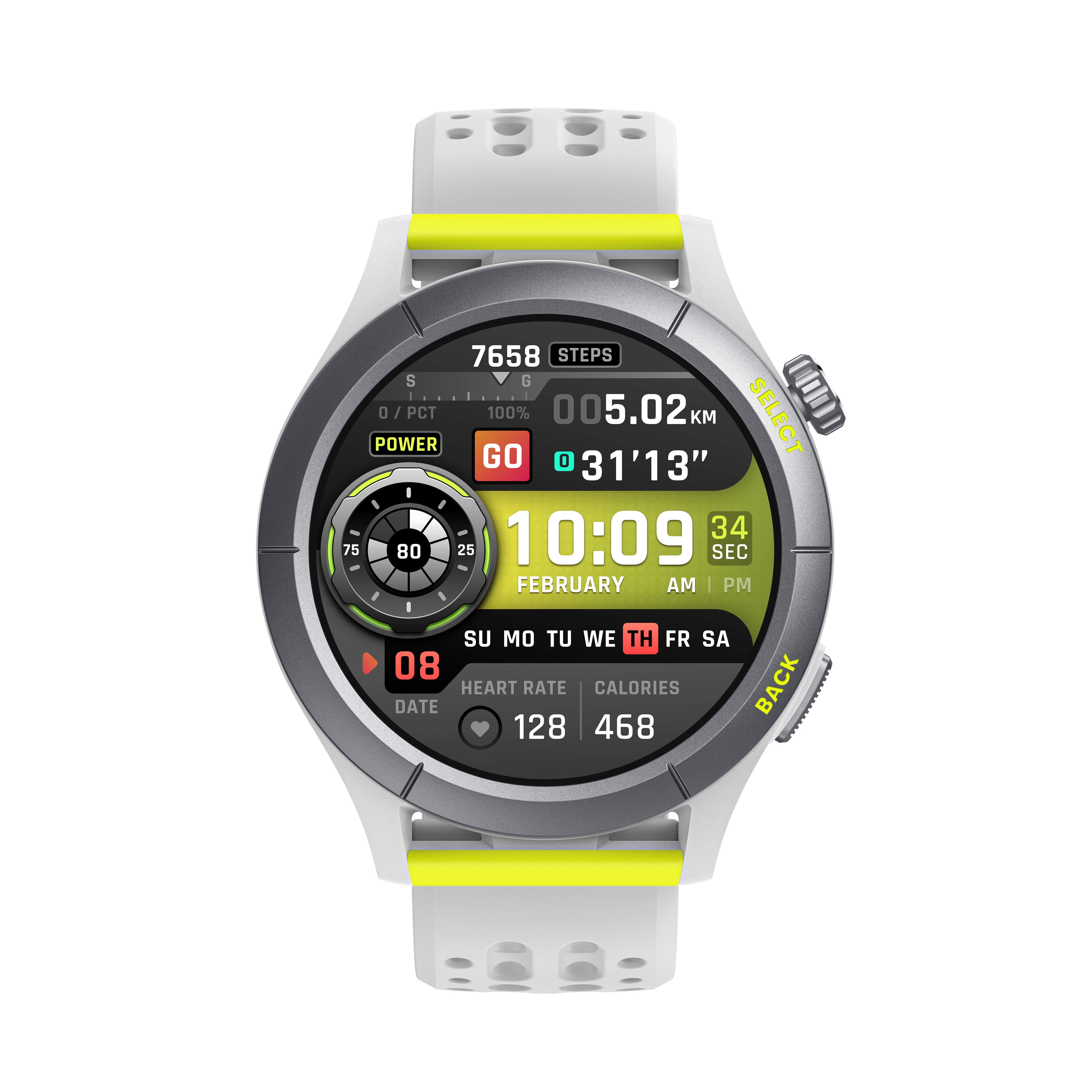 Amazfit Cheetah 47mm AMOLED Smartwatch – Speedster Grey | 146-W2294TY1N