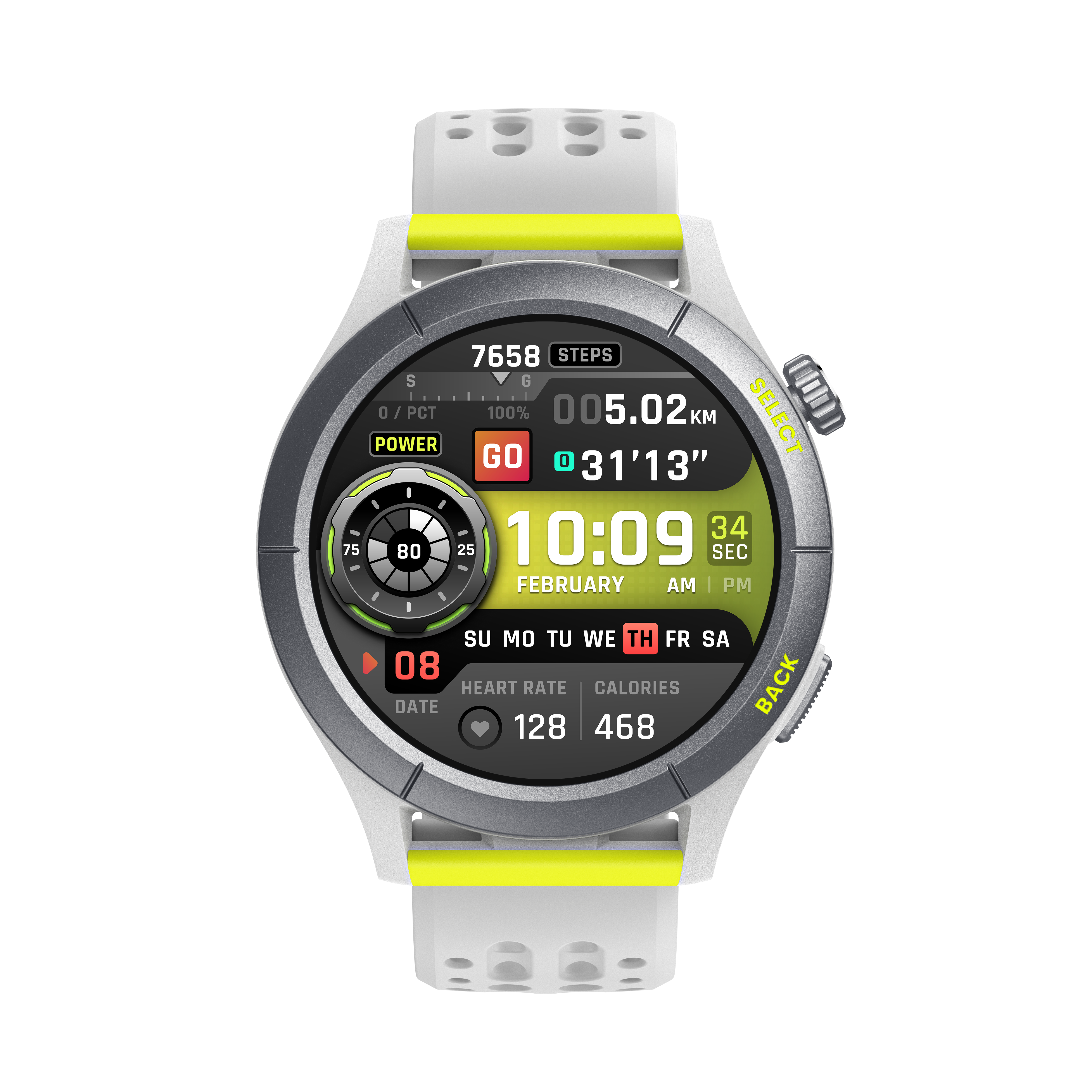 Amazfit Cheetah 47mm AMOLED Smartwatch – Speedster Grey | 146-W2294TY1N