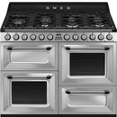 Smeg Victoria 110CM Dual Fuel Range Cooker - Black | TR4110BL1