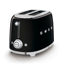 Smeg 50's Retro Style 2 Slice Toaster Black | TSF01BLUK