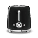 Smeg 50's Retro Style 2 Slice Toaster Black | TSF01BLUK