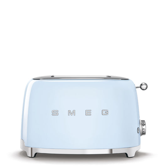 Smeg 50's Retro style Pastel Blue 2 Slice Toaster TSF01BUK