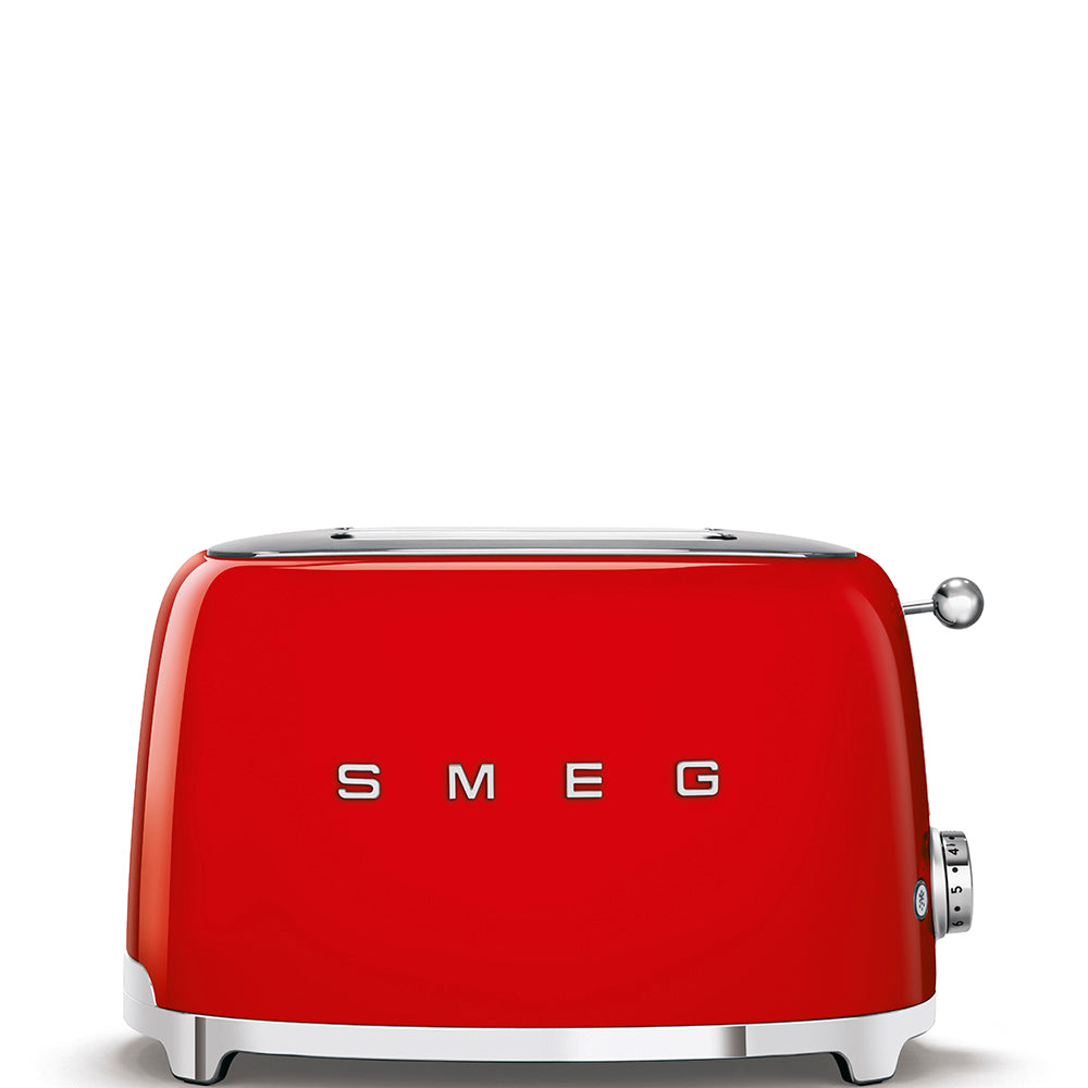 Smeg 50's Retro Style 2 Slice Toaster | Red | TSF01RDUK