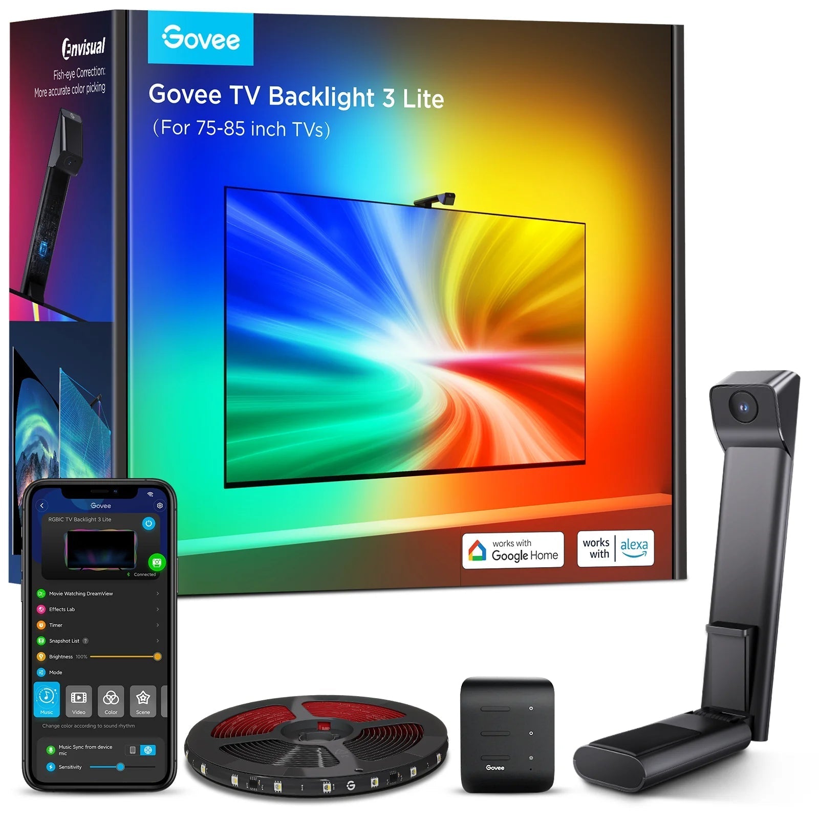 Govee TV Backlight 3 Lite 75–85" RGBICW TV Backlight product image