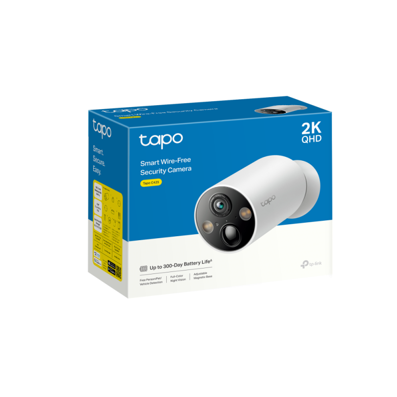 Tp Link Tapo Smart Wire-Free Camera | TAPOC425