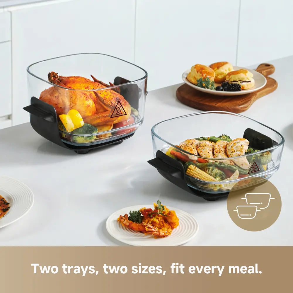 Dreame Tasti 5-in-1 Glass Air Fryer Grey product image