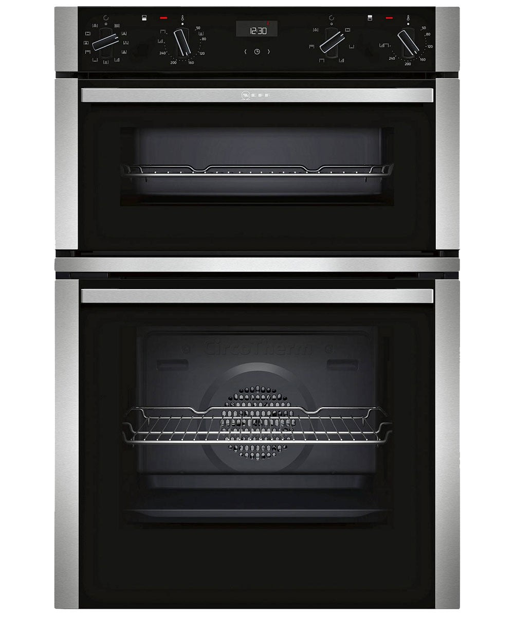 NEFF N50 Electric Built-in Double Oven – Stainless Steel | U1ACE2AN3B