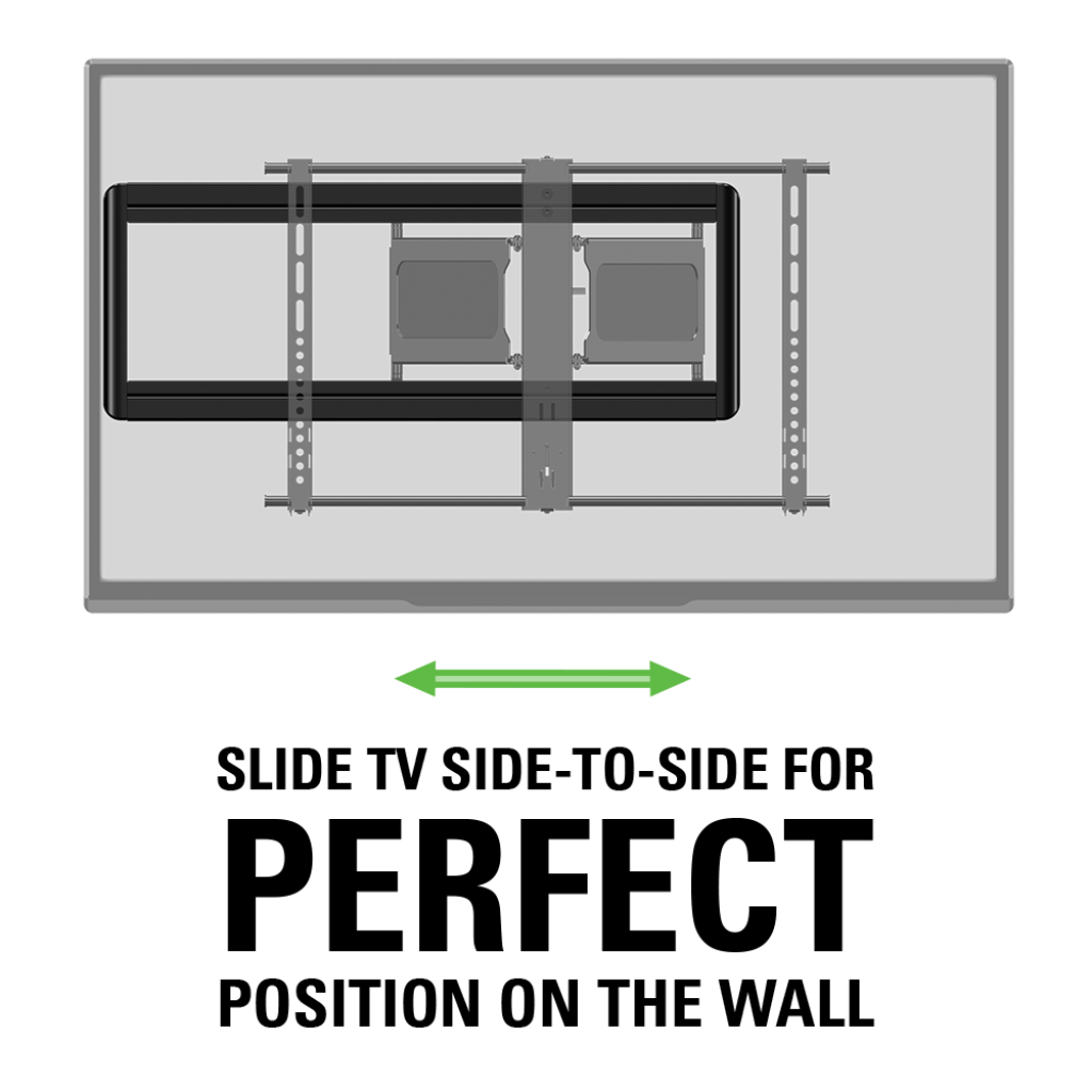 SANUS Slim Full-Motion TV Wall Mount 40"-80" - official product image