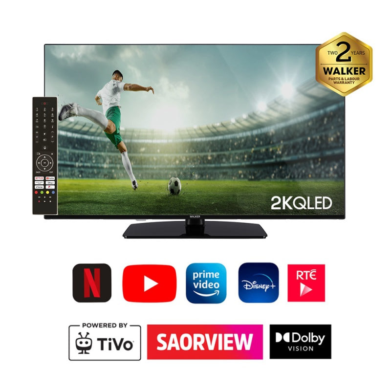 Walker 32″ FHD, QLED Smart, TiVo TV | WPS2KQLED32251