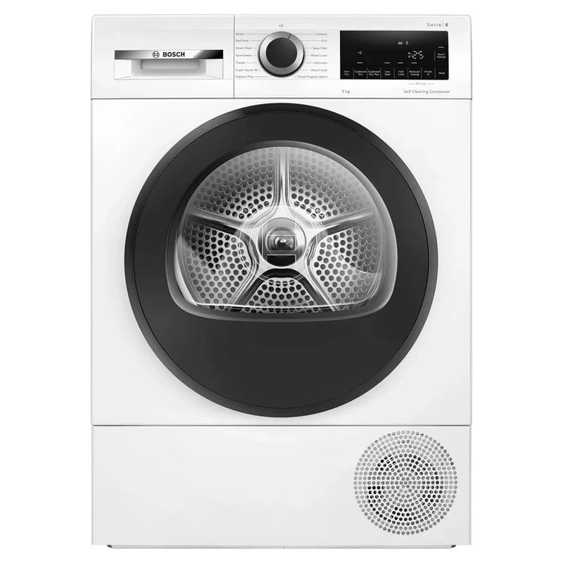 Bosch Series 6 Heat pump tumble dryer 9 kg White | WQG24500GB