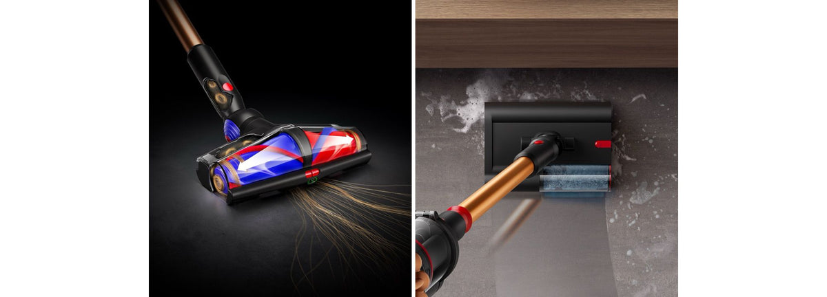 Dyson V16 Piston Animal Submarine Wet & Dry Cordless Vacuum - Black/Copper - illuminating dust