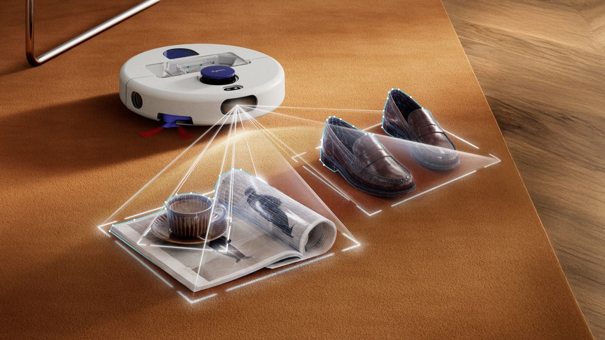 Dyson R2 Nurovi Wash+Dry Robot Vacuum - Light Grey/Vinca Blue - wash pads