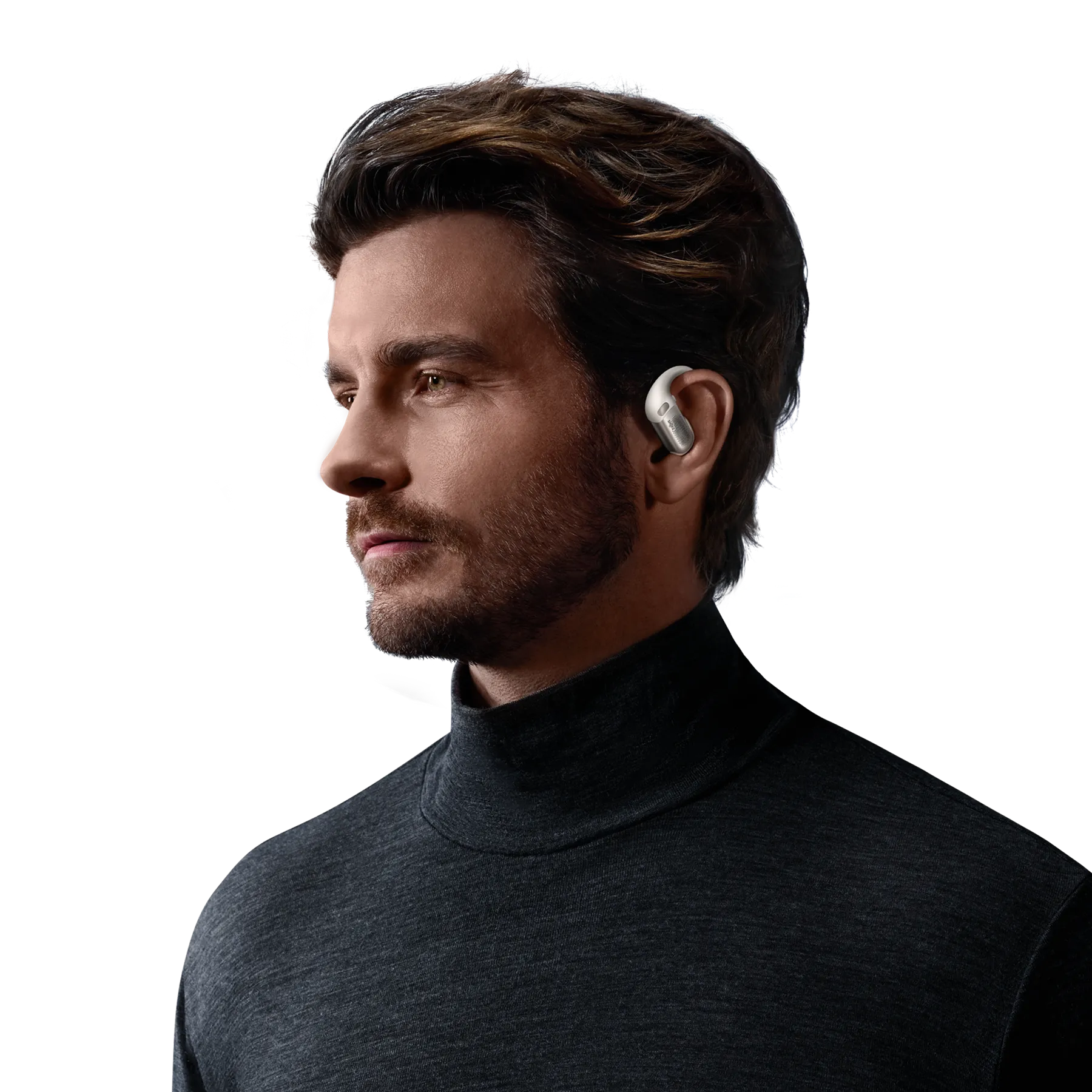 Shokz OpenFit Pro Open-Ear True Wireless Earphones, White product image