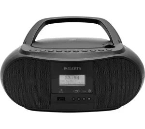 Roberts Portable DAB/DAB+/FM Boombox Black | ZOOMBOX4BK