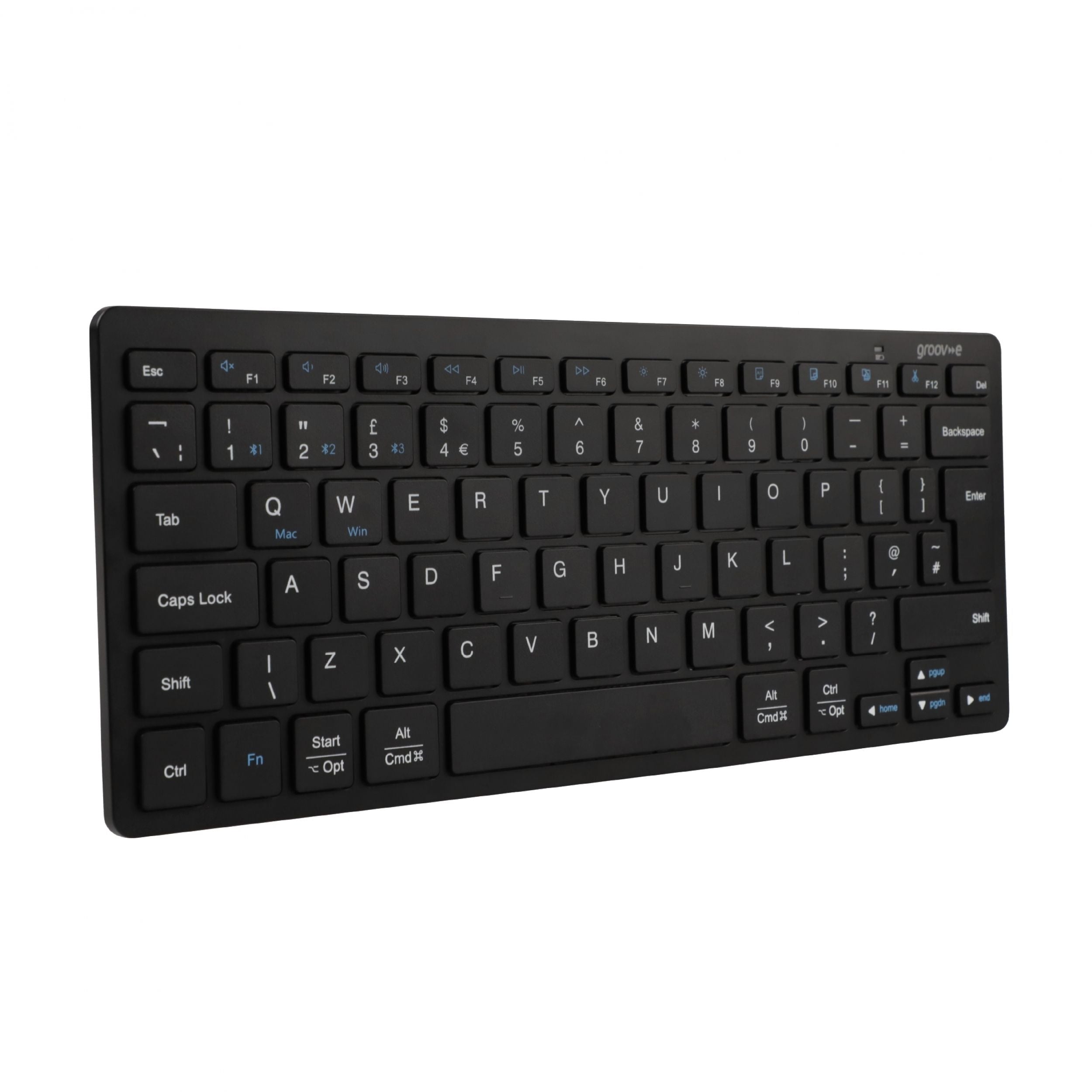 Groov-e Compact Bluetooth Keyboard Black - official product image