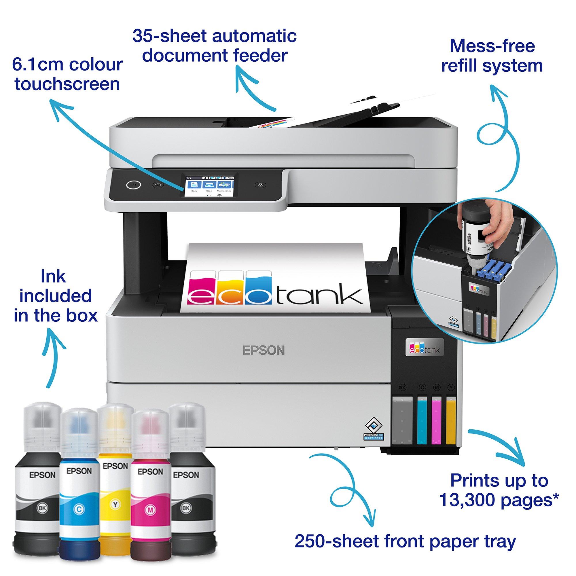 Epson EcoTank ET-5150 Wireless All-in-One Printer | C11CJ89401