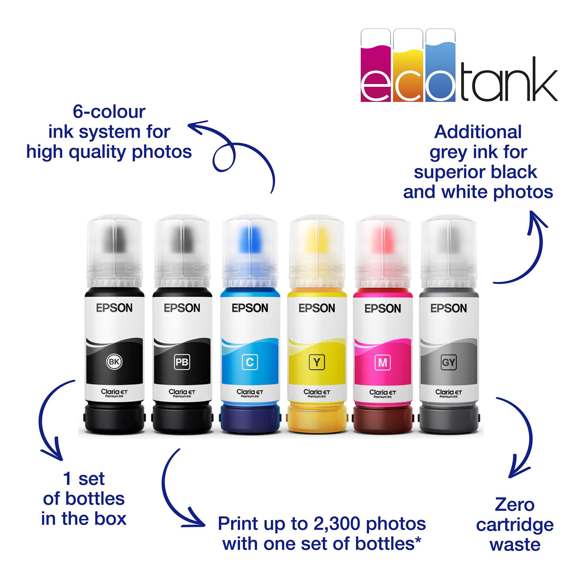 Epson EcoTank ET-8500 A4 Wireless Photo Printer | C11CJ20401CE