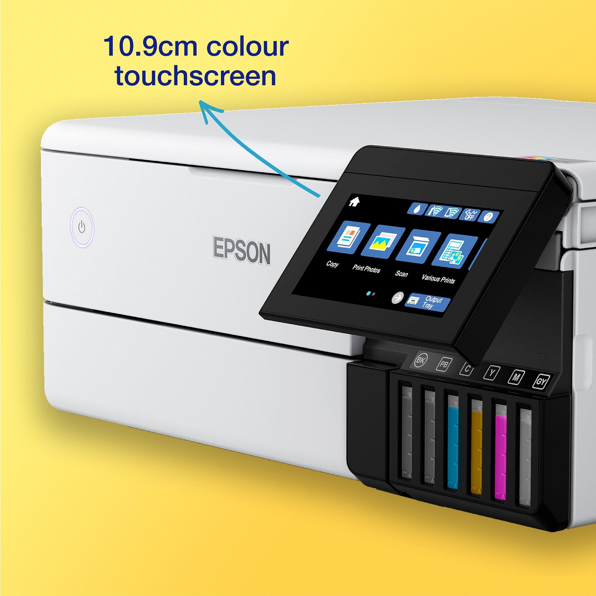 Epson EcoTank ET-8500 A4 Wireless Photo Printer | C11CJ20401CE