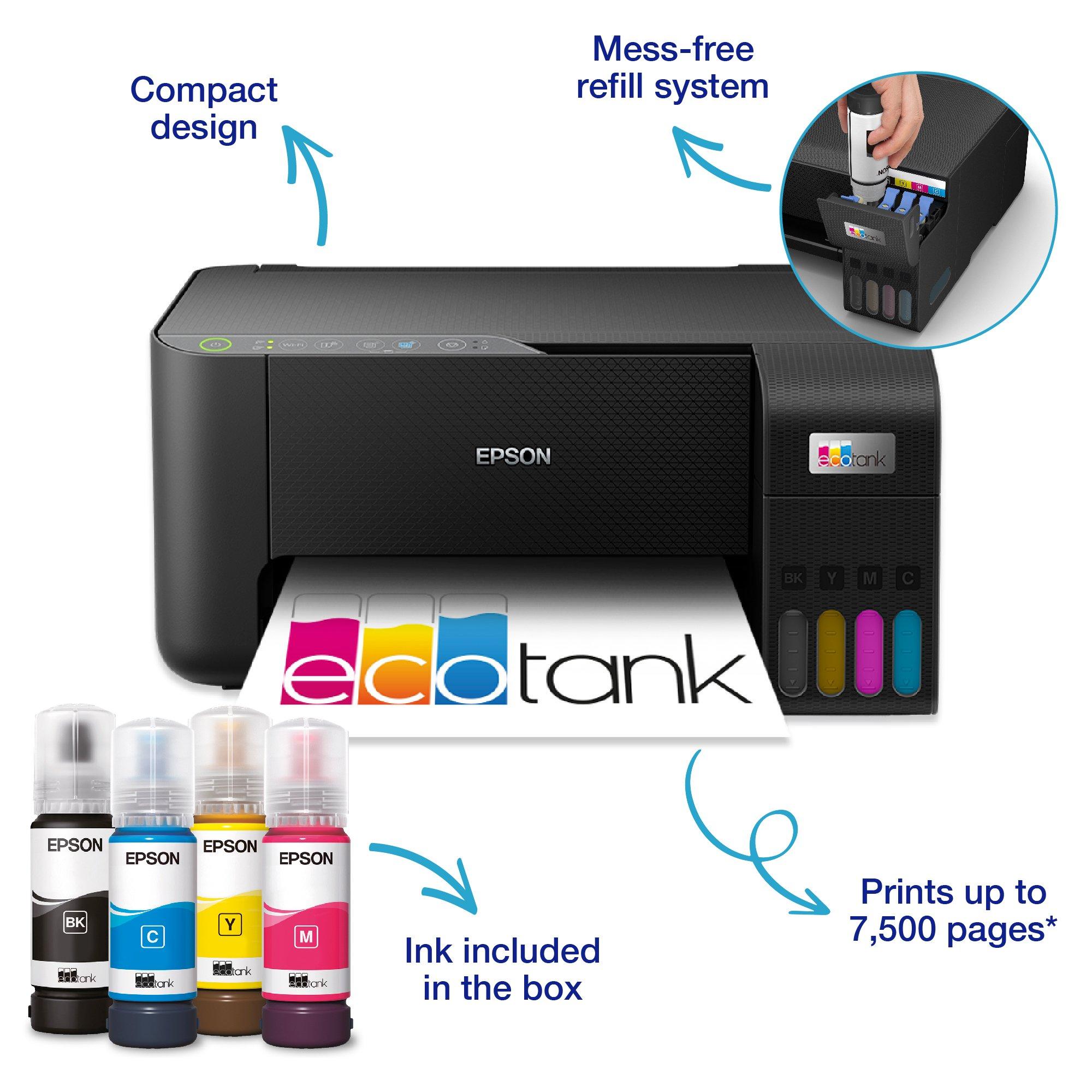 Epson EcoTank ET-2860 Wireless All-in-One Printer | C11CJ67425
