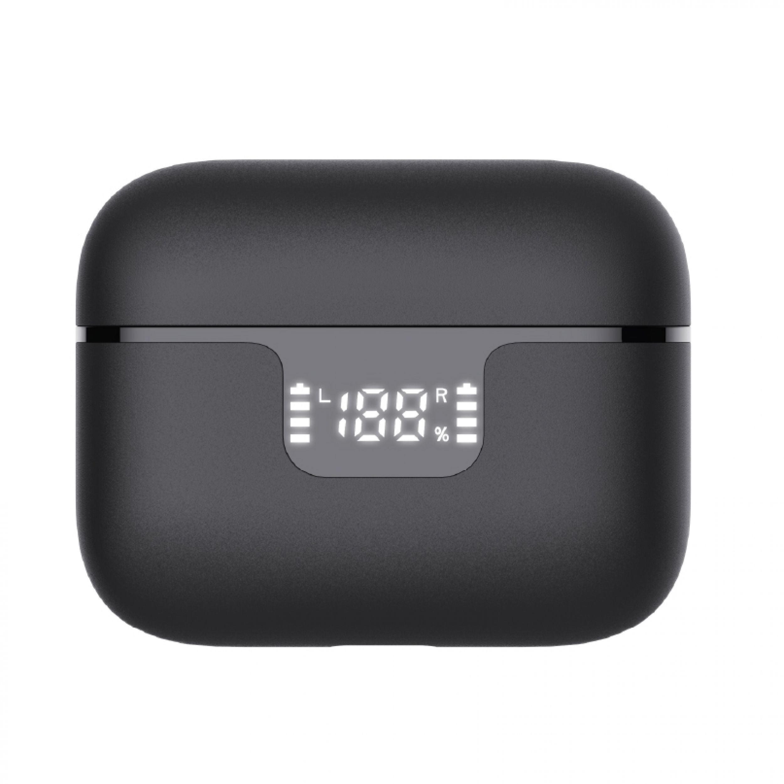 Groov-e Vibe Buds ANC True Wireless Earphones Black - official product image