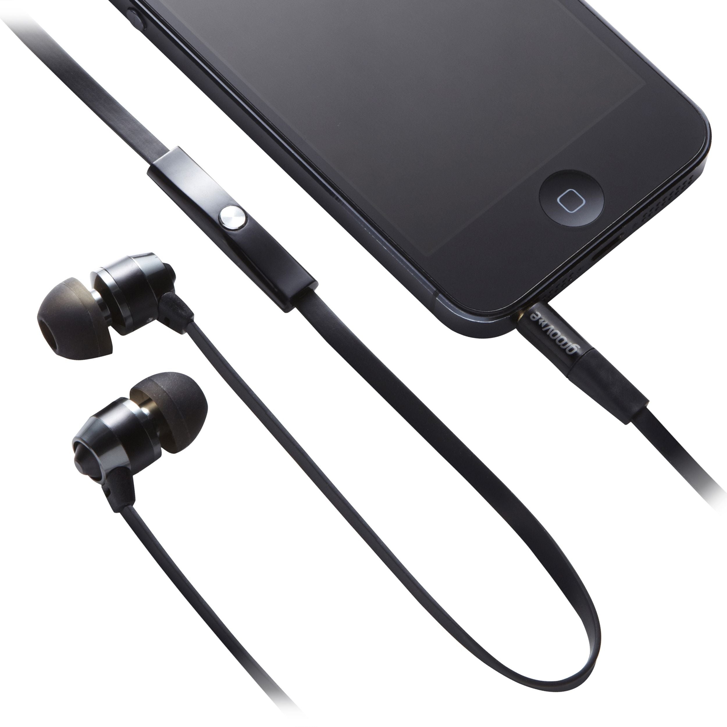 Groov-e Smart Buds Wired Earphones Black - official product image