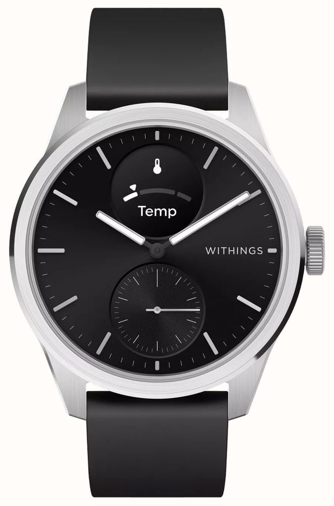 Withings ScanWatch 2 - Advanced Health Monitor with ECG & SpO2 - 42mm Black | 78-HWA10-model 4-All-Int