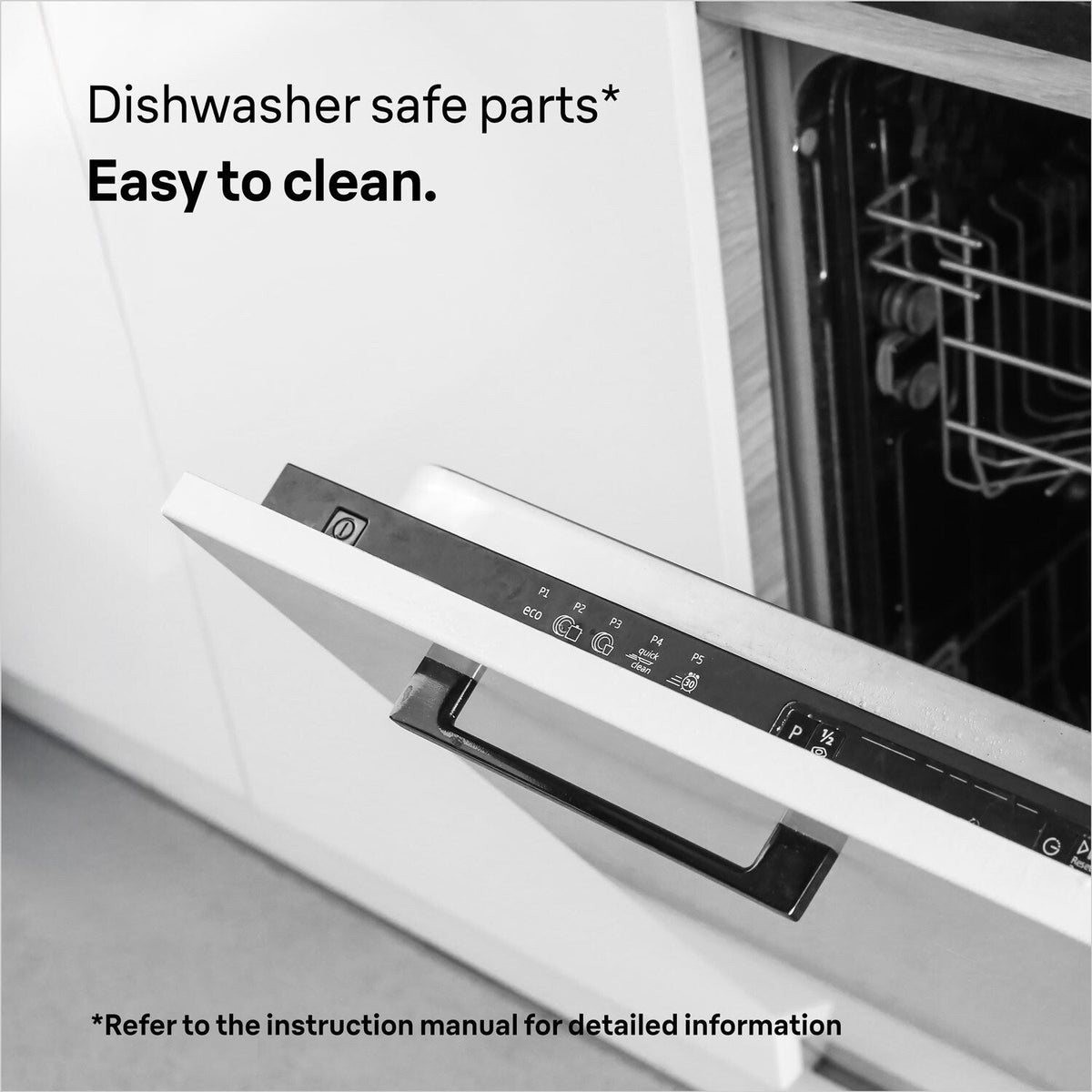 Braun MultiQuick 5 Pro Hand Blender - Black - dishwasher safe parts