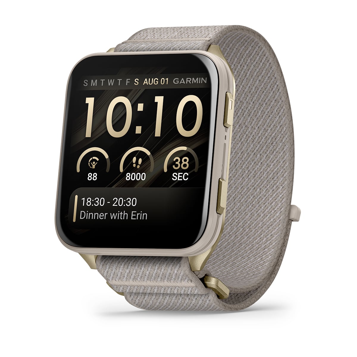 Garmin Venu X1 Ultra-Thin GPS Smartwatch - front view